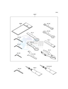 VULCAN S ABS EN650BGFA XX (EU ME A(FRICA) drawing Owner's Tools