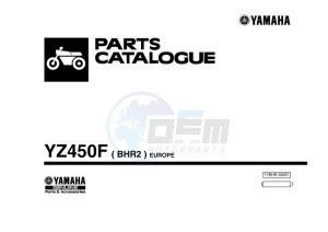 YZ450F (BHR2) drawing Infopage-1