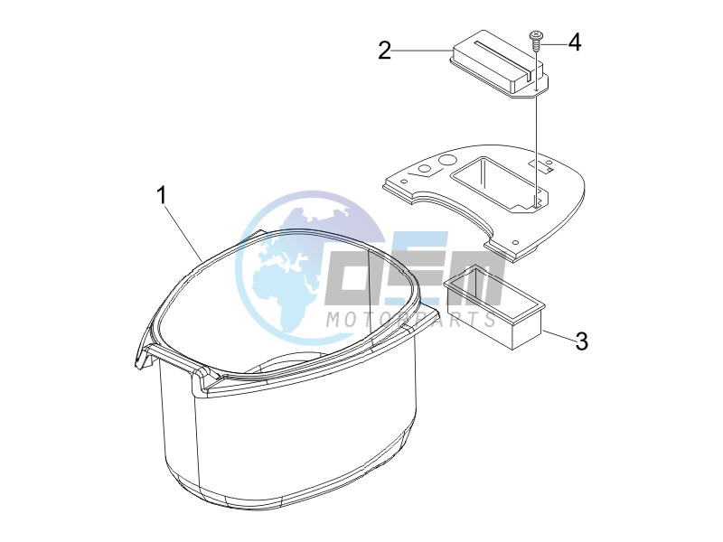 Helmet housing - Undersaddle