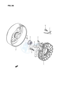 LT-F250 (E28) drawing MAGNETO