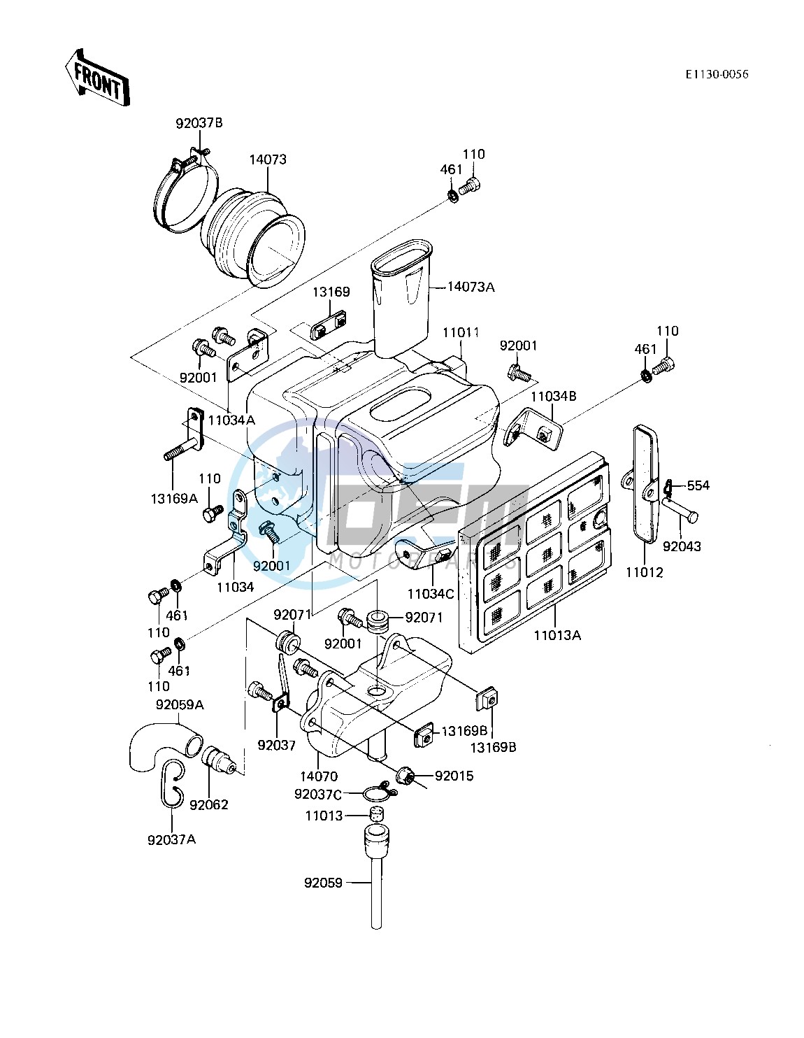 AIR CLEANER -- -- F_NO.044975- -