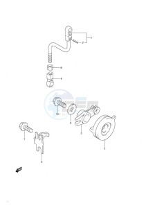 DF 9.9 drawing Throttle Control Non-Remote Control