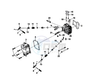 ORBIT III 125 (L8) EU EURO4 drawing CYLINDER HEAD KPL.