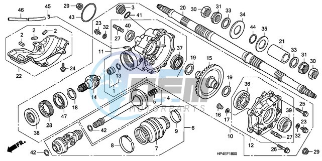 REAR FINAL GEAR