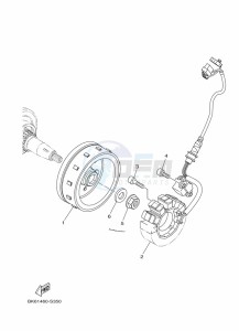 YZF125-A YZF-R125 (BNU1) drawing GENERATOR