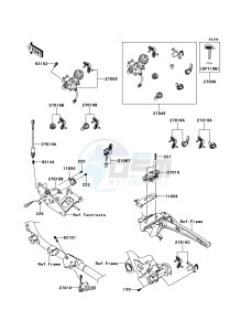 VN1700_VOYAGER_CUSTOM_ABS VN1700KBF GB XX (EU ME A(FRICA) drawing Ignition Switch