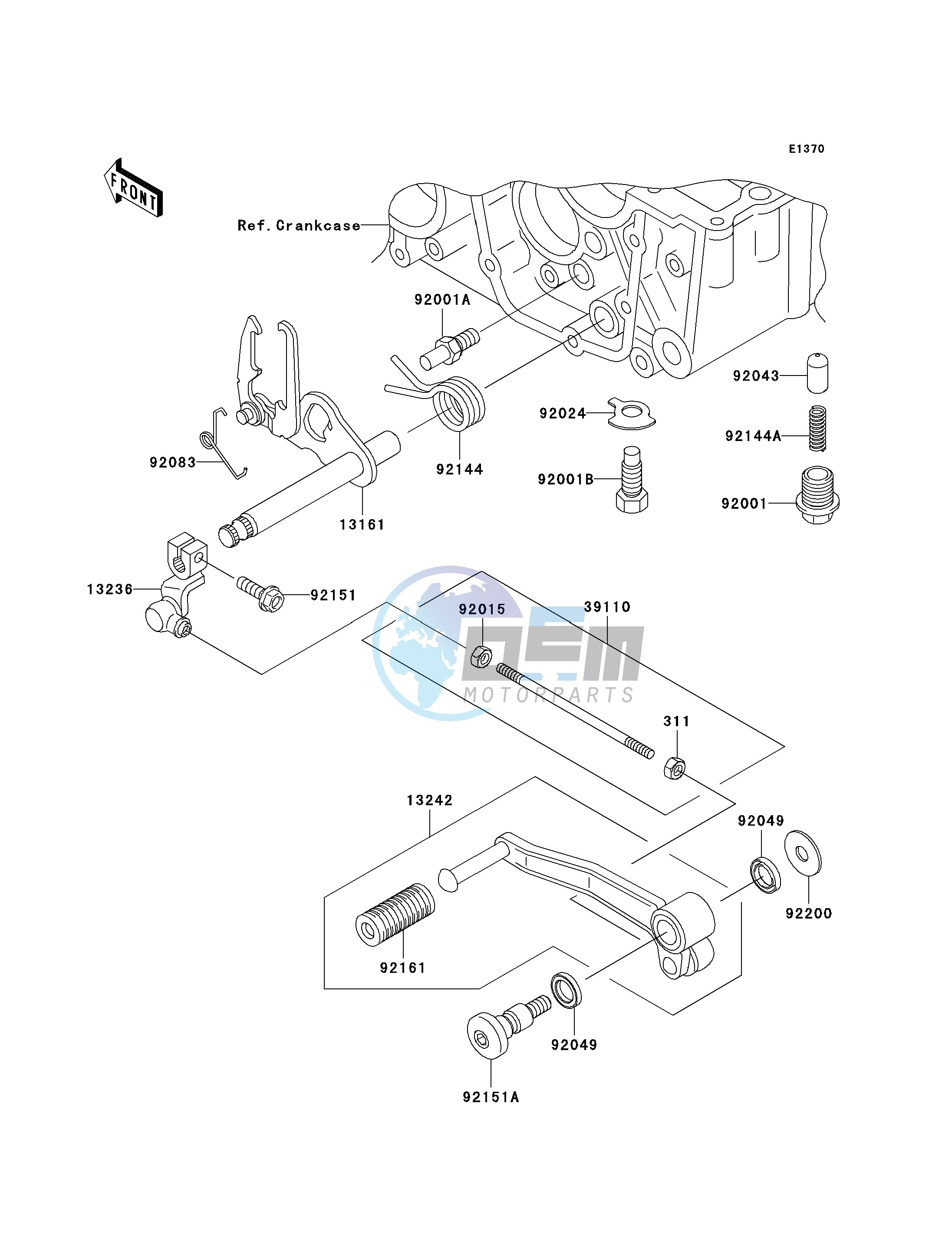 GEAR CHANGE MECHANISM