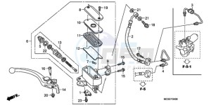 ST13009 France - (F / CMF MME) drawing FR. BRAKE MASTER CYLINDER