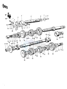 H1 C [MACH III] 500 [MACH III] drawing TRANSMISSION_CHANGE DRUM -- 69-72 H1_A_B_C- -