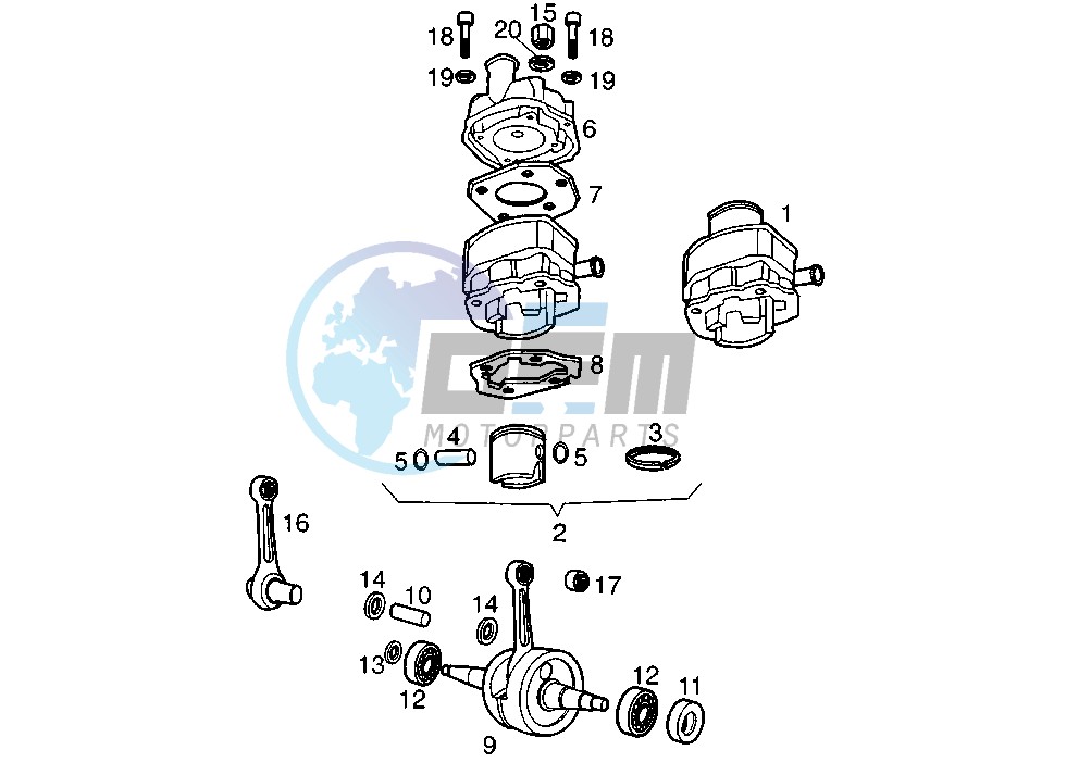 CRANKSHAFT-CYLINDER