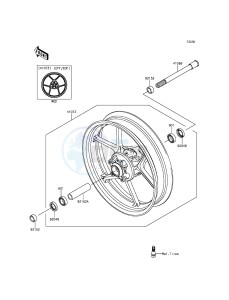 ER-6N ER650EEF XX (EU ME A(FRICA) drawing Front Hub