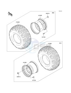 KAF 950 F [MULE 4010 DIESEL 4X4] (F9F-FAF) FAF drawing WHEELS_TIRES