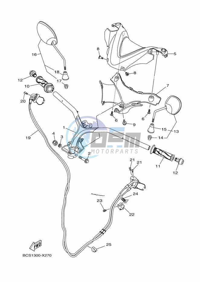 STEERING HANDLE & CABLE