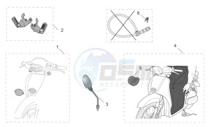 Scarabeo 50 2t (eng. Minarelli) drawing Acc. - Various