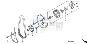 FES1259 Europe Direct - (ED / 2ED) drawing OIL PUMP