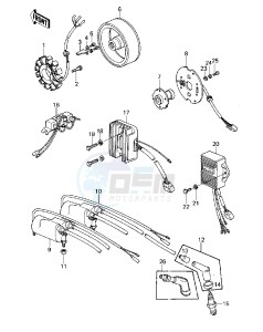 KZ 1000 A [KZ1000] (A3-A4) [KZ1000] drawing IGNITION_GENERATOR_REGULATOR -- 79-80 A3_A3A_A4- -