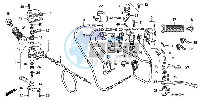 HANDLE LEVER/SWITCH/CABLE