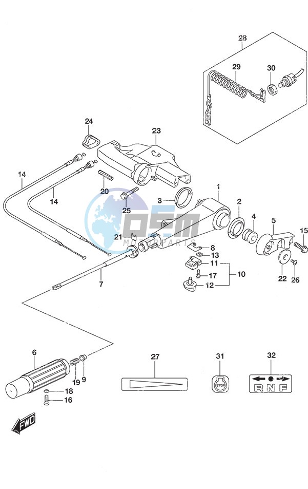 Tiller Handle