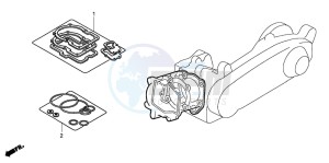 NSS250 drawing GASKET KIT A