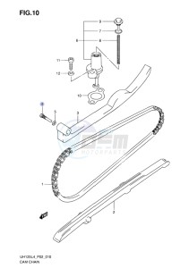 UH125 ABS BURGMAN EU drawing CAM CHAIN