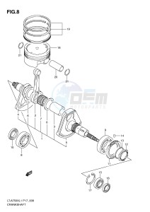 LT-A750X (P17) drawing CRANKSHAFT