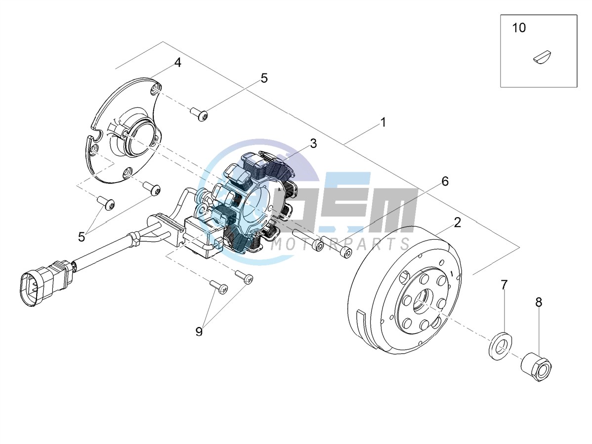 Cdi magneto assy / Ignition unit