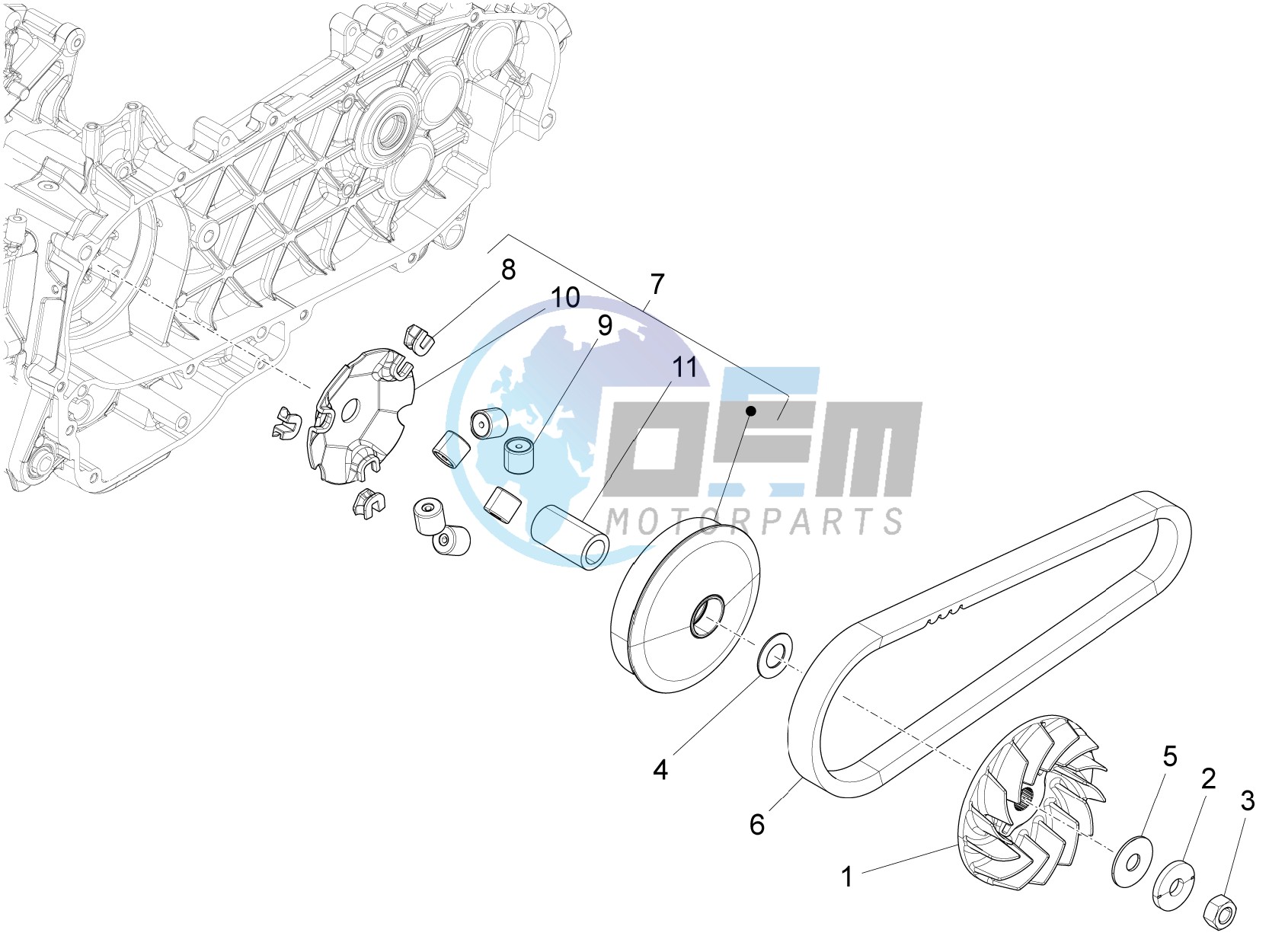 Driving pulley