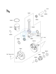 KX 125 M (M1) drawing CRANKSHAFT_PISTON-- S- -