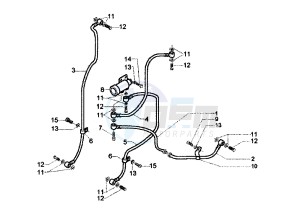 X9 EVOLUTION 250 drawing Brake hose