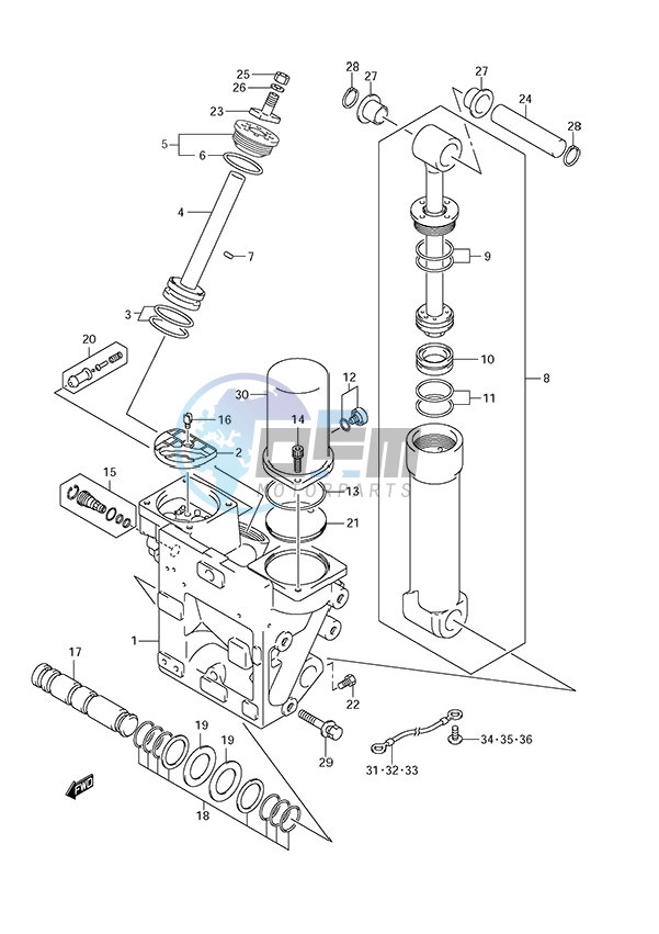 Trim Cylinder