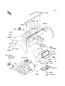 MULE_610_4X4 KAF400A9F EU drawing Front Box