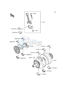 NINJA 300 ABS EX300BEF XX (EU ME A(FRICA) drawing Crankshaft