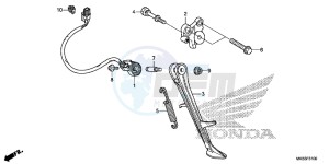 CBR1000RRG CBR1000 - Fireblade Europe Direct - (ED) drawing STAND