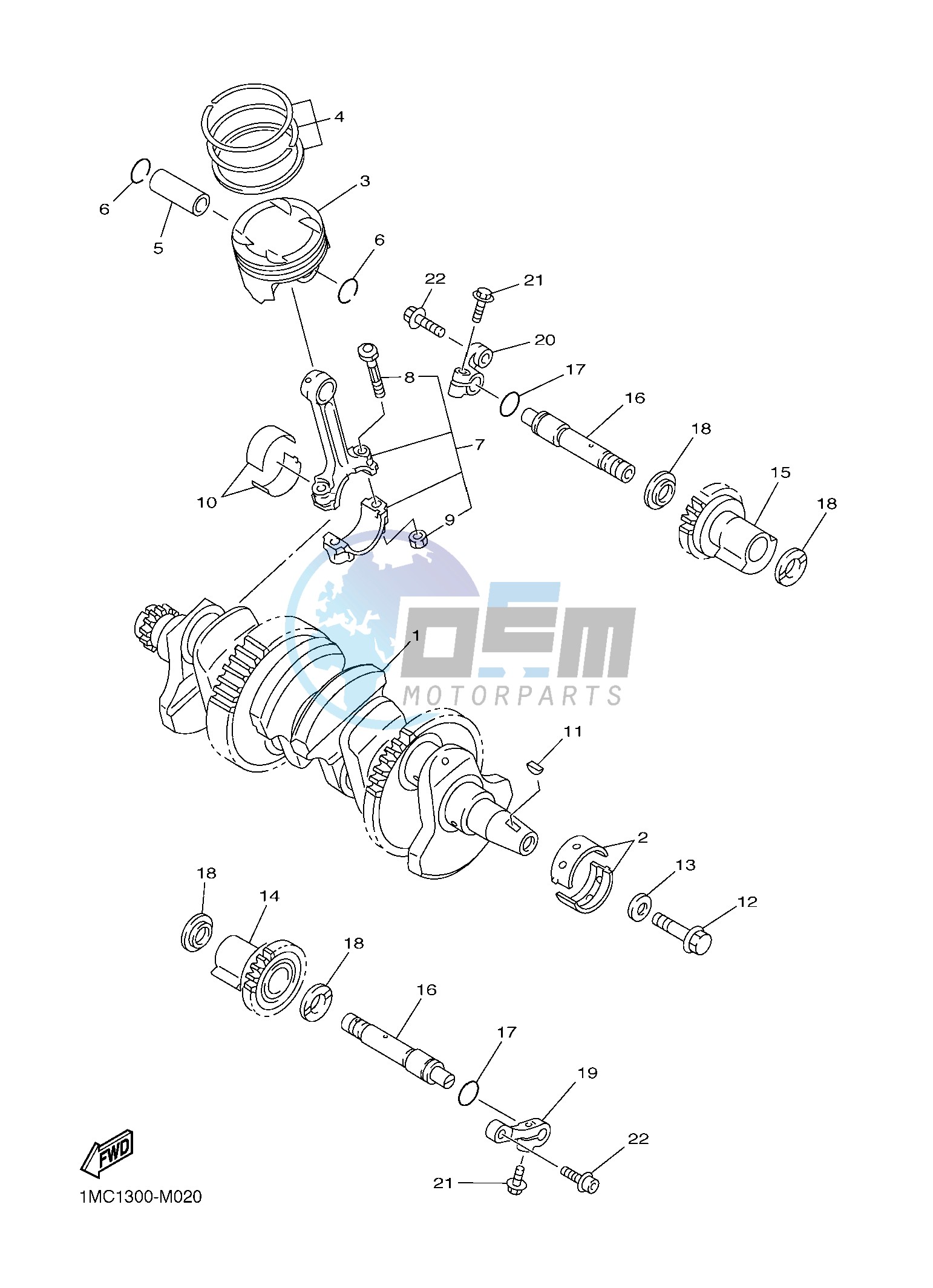 CRANKSHAFT & PISTON