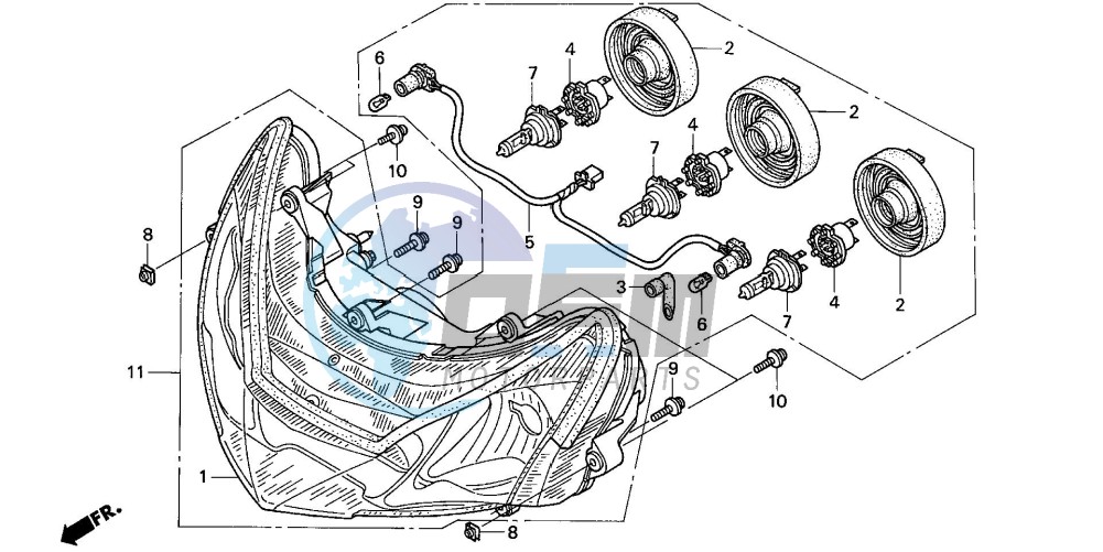 HEADLIGHT (CBR900RR2,3)