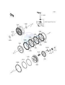 KLX125 KLX125CEF XX (EU ME A(FRICA) drawing Clutch