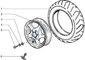 ET2 iniezione 50 drawing Front wheel