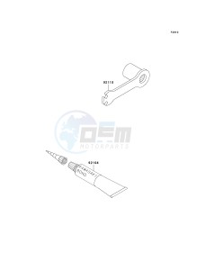 KDX 200 H [KDX200] (H6-H9) [KDX200] drawing OWNERS TOOLS