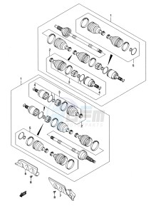 LT-A500XP Z drawing FRONT DRIVE SHAFT