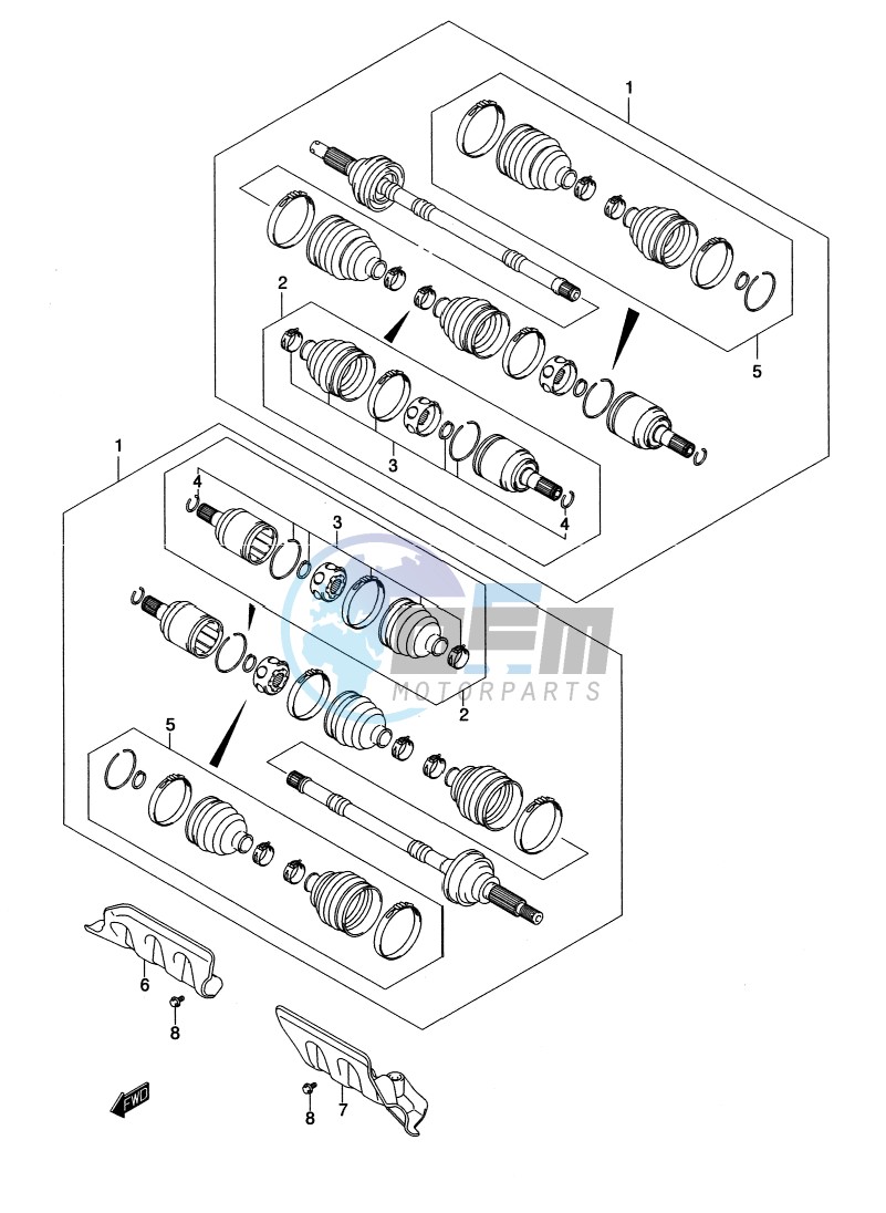 FRONT DRIVE SHAFT