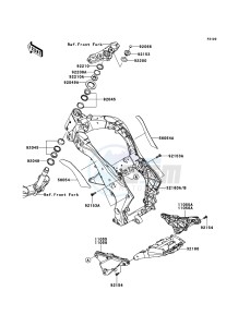 Z1000 ZR1000DCFA FR GB XX (EU ME A(FRICA) drawing Frame