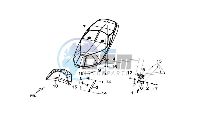 BUDDYSEAT / REAR LUGGAGE FRAME /