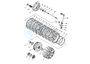 WR F 250 drawing CLUTCH