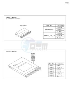 KLX110 KLX110CGF EU drawing Manual