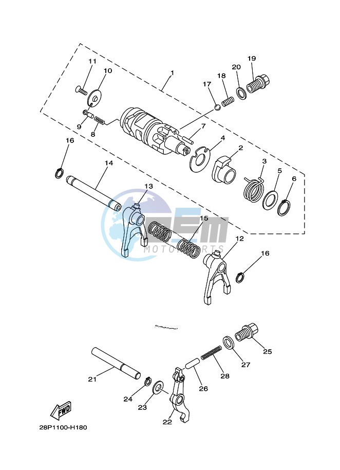 SHIFT CAM & FORK