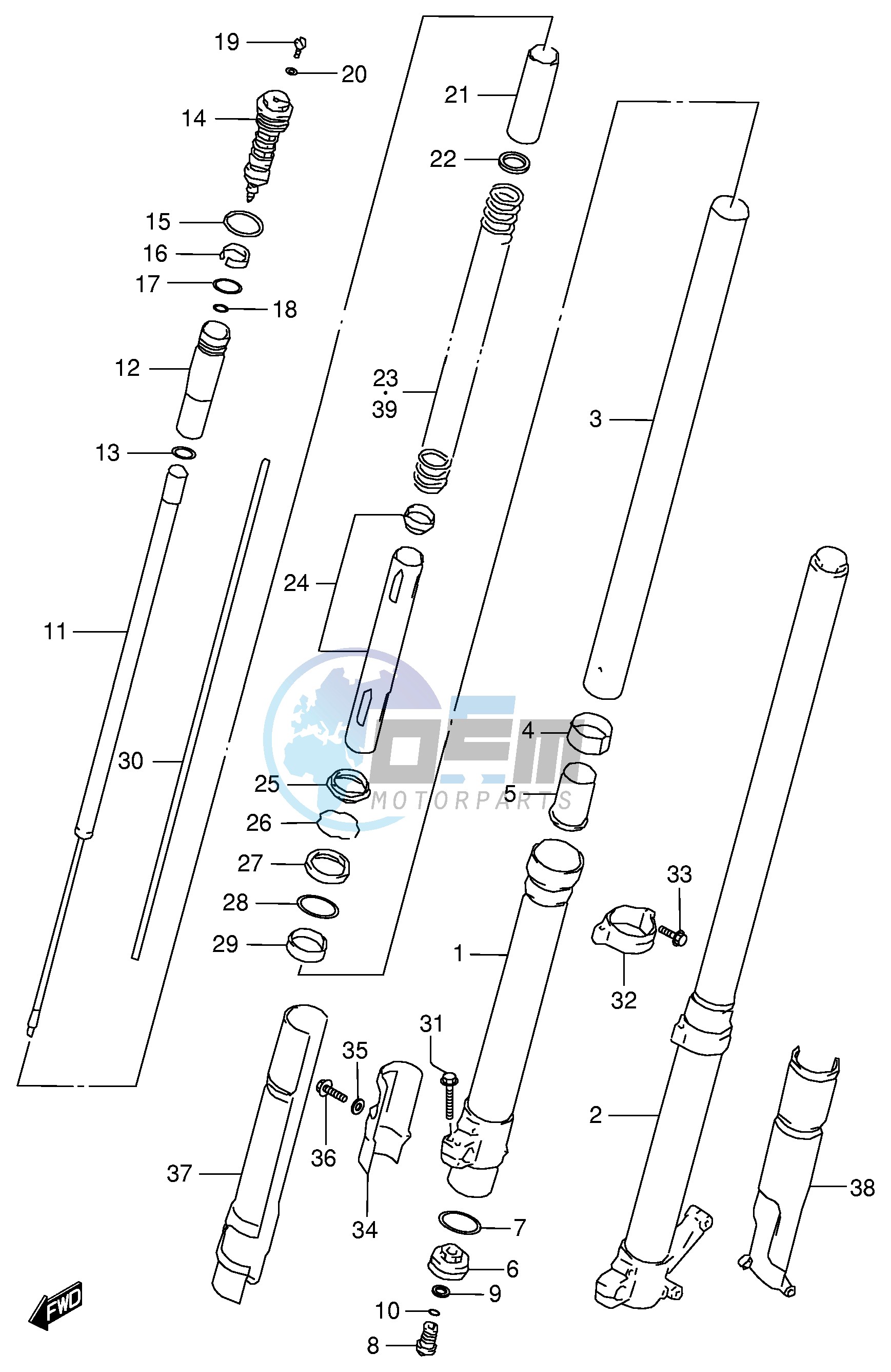 FRONT DAMPER (MODEL T)