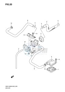 GSX1400 (E2) drawing SECOND AIR