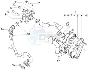 Beverly 250 (USA) USA drawing Secondairy air box