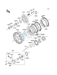 ZRX1200R ZR1200-A5H FR GB XX (EU ME A(FRICA) drawing Clutch