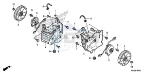 GL1800BF F6B Bagger - GL1800BF UK - (E) drawing COOLING FAN